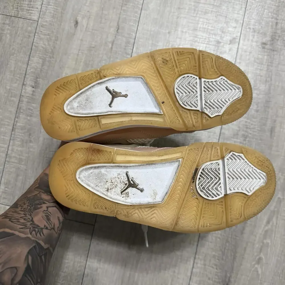 Nike Air Jordan 4 Retro Shimmer DJ0675 200 Size 6.5 Women - Picture 8 of 10